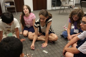 Students Counting Back Change